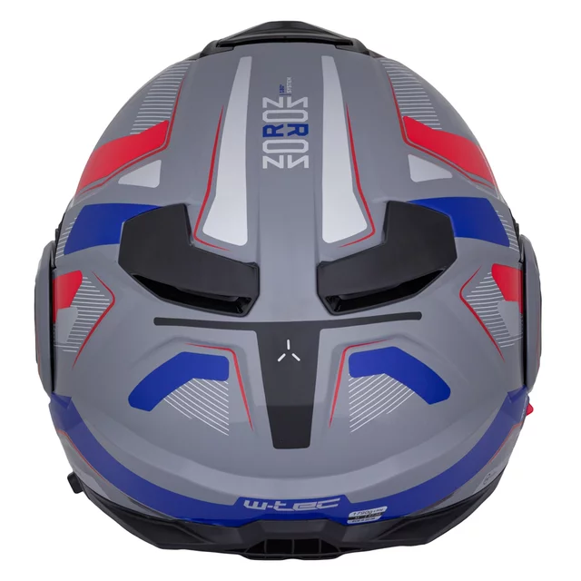 W-TEC Zoroz P/J klappbarer Motorradhelm - Glossy Tricolor