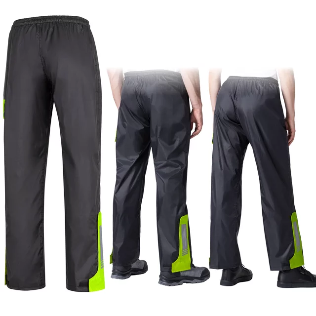W-TEC Colnari Motorrad-Hose - schwarz-fluo green