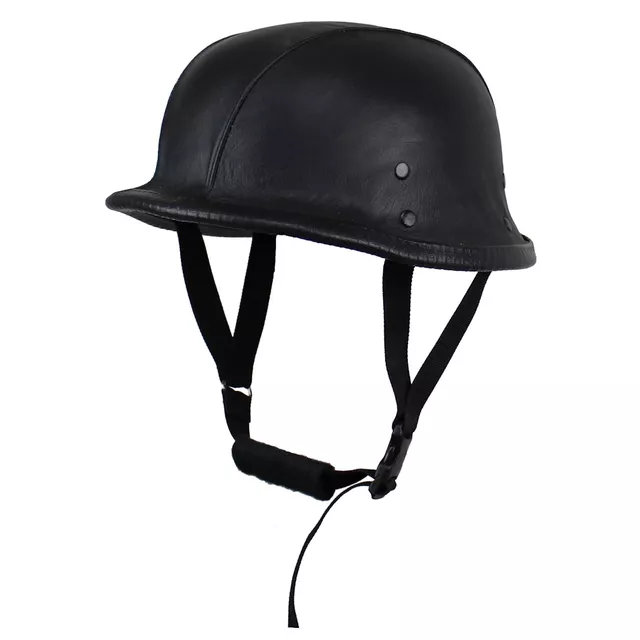 Retro offener Motorradhelm Sodager ADH-011 - schwarz - schwarz