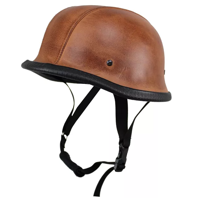 Retro offener Motorradhelm Sodager ADH-012 - braun - braun