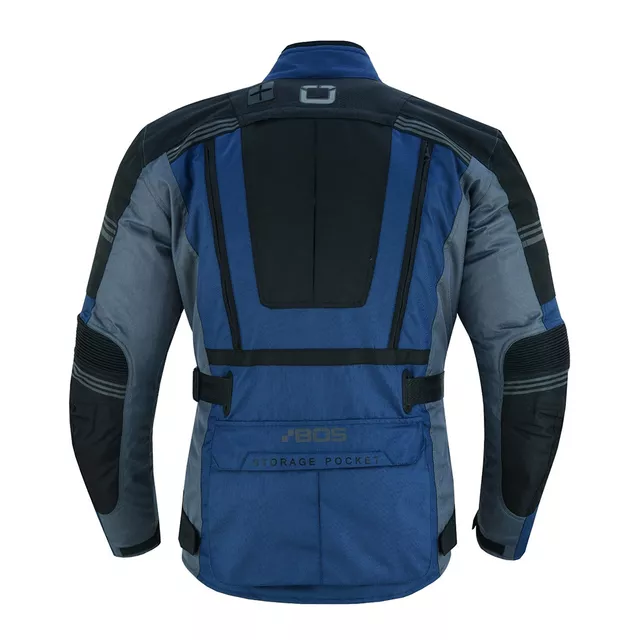 Touring-Motojacke für Männer BOS Maximum - neon