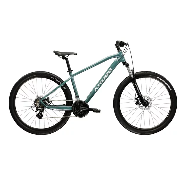 Mountainbike Kross Hexagon 2.0 29" - Modell 2026 - zelená/stříbrná/lesk - zelená/stříbrná/lesk