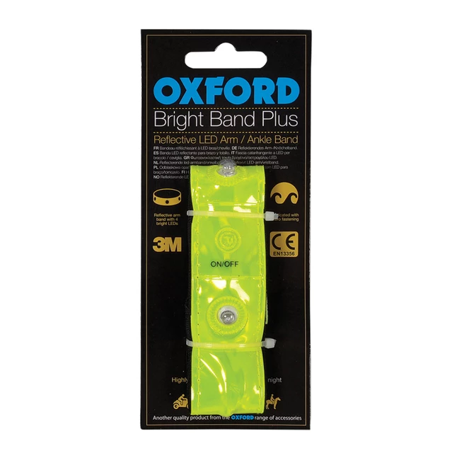 Oxford Bright Band Plus Reflexionsband mit 4 LEDs