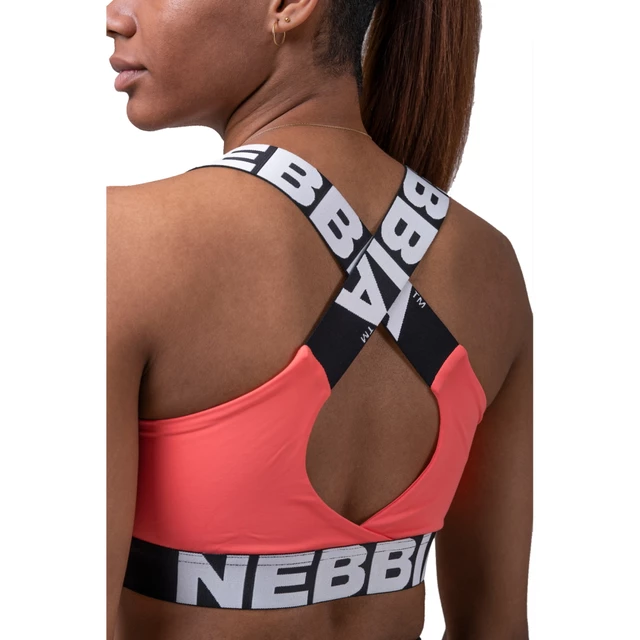 Nebbia Power Your Hero 535 Ikonischer Damen Sport-BH - Peach