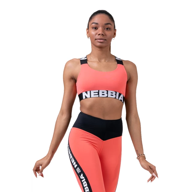 Nebbia Power Your Hero 535 Ikonischer Damen Sport-BH - Peach