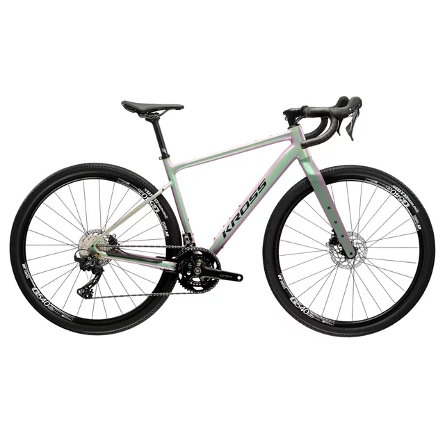 Gravel-Rad Kross Esker 6.0 28" – Modell 2026 - černá/bílá/mat/lesk - chameleon/chameleon/černá/mat/lesk