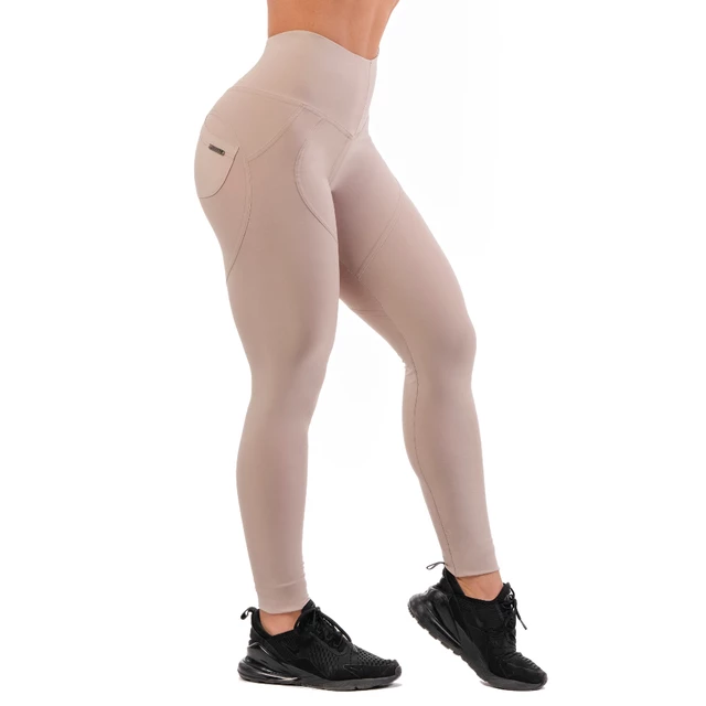Damen Leggings mit hoher Taille Nebbia Lifting-Effekt Bubble Butt 587 - schwarz - Cream