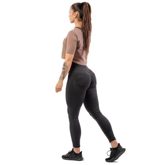 Damen Leggings mit hoher Taille Nebbia Lifting-Effekt Bubble Butt 587 - schwarz