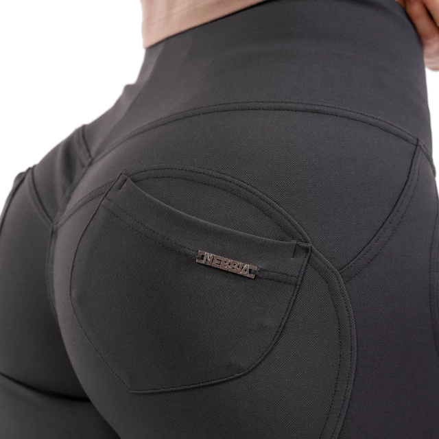 Damen Leggings mit hoher Taille Nebbia Lifting-Effekt Bubble Butt 587 - schwarz