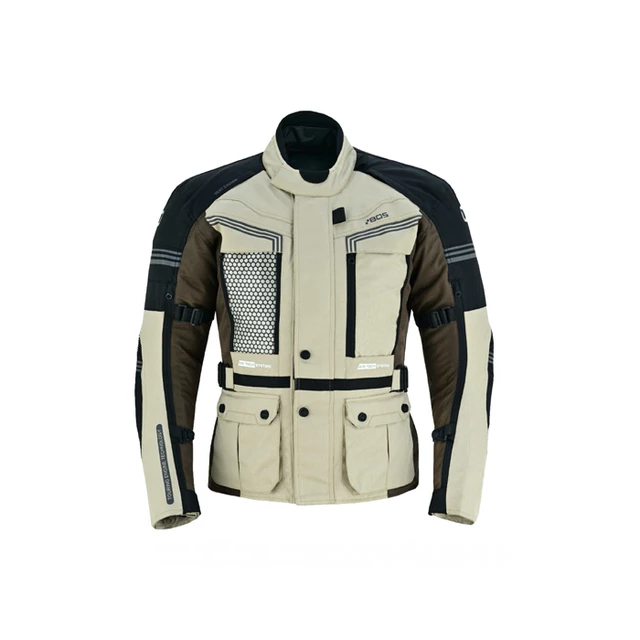 Touring-Motojacke für Männer BOS Maximum - neon - Sand