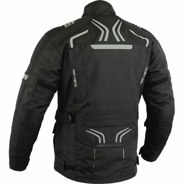 BOS Temper Herren Touring-Motorradjacke - schwarz