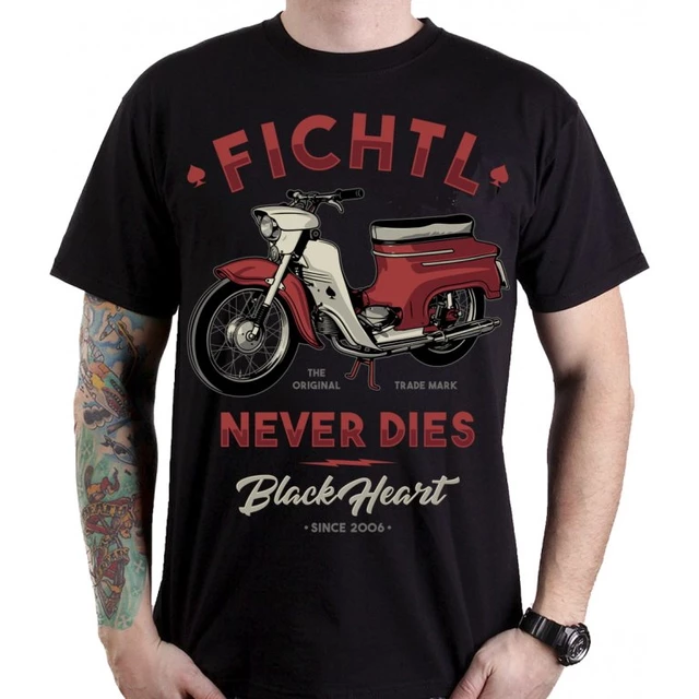 BLACK HEART Fichtl T-Shirt - schwarz - schwarz