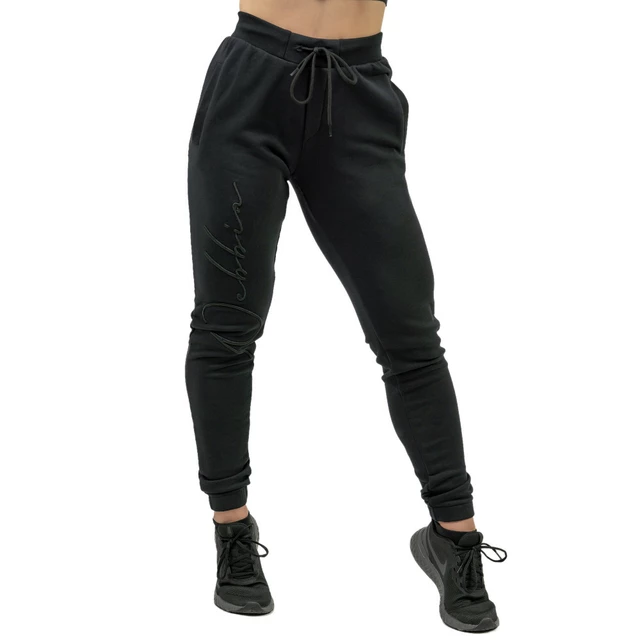 Nebbia INTENSE Signature 846 Damen Jogginghose in lockerer Passform - Schwarz/Gold - schwarz