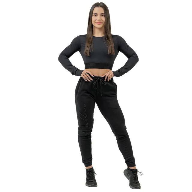Nebbia INTENSE Signature 846 Damen Jogginghose in lockerer Passform - Schwarz/Gold