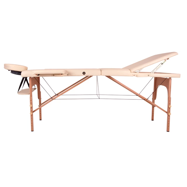 Massageliege inSPORTline Japane 3-teilig aus Holz - braun
