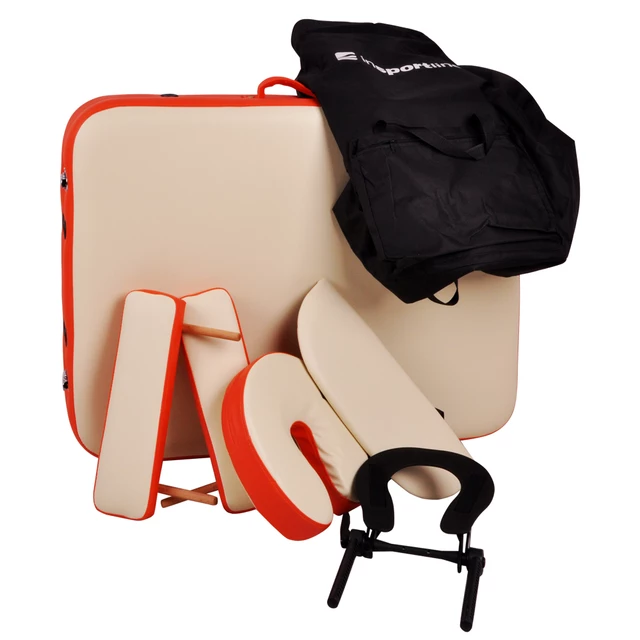 inSPORTline Tamati Massagetisch 2-teilig aus Aluminium - schwarz