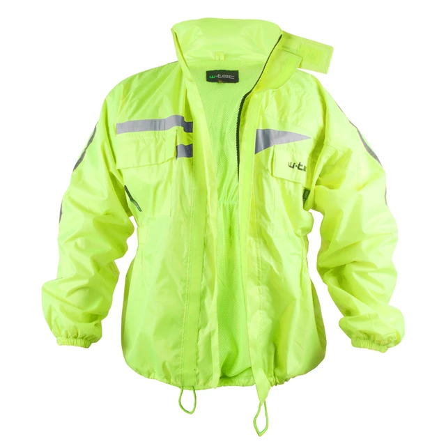 Motorrad Regenjacke W-TEC Rainy - fluo gelb