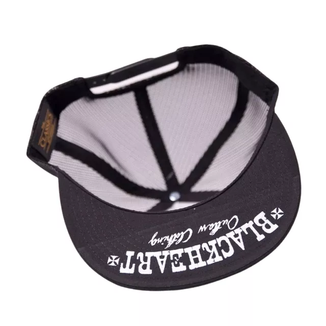 Mütze BLACK HEART Chopper Trucker BLK - schwarz