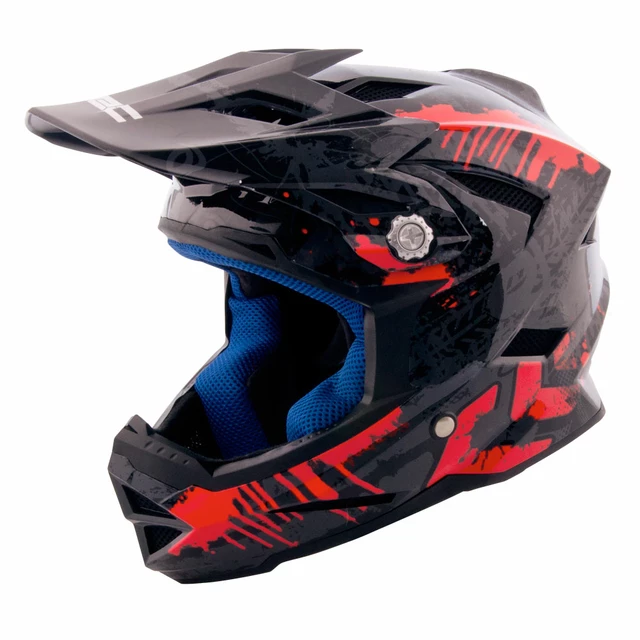 Der Kinder-Downhill-Schutzhelm W-TEC AP-42 - orange-red