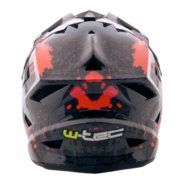 Der Kinder-Downhill-Schutzhelm W-TEC AP-42 - orange-red