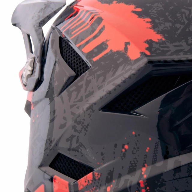 Der Kinder-Downhill-Schutzhelm W-TEC AP-42 - orange-red