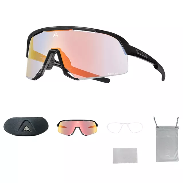 Phototrope Sonnenbrille Altalist Kisou PXC - černá s červenými skly