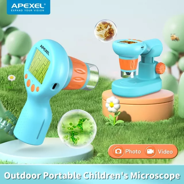 Apexel Digitales Mikroskop für Kinder