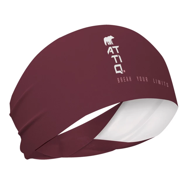 Attiq Light Sportstirnband für Pferdeschwanz - Parrot Purple - Dusty Rose 2