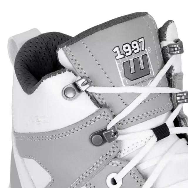 W-TEC Arimes Motorradstiefel - weiß-grau