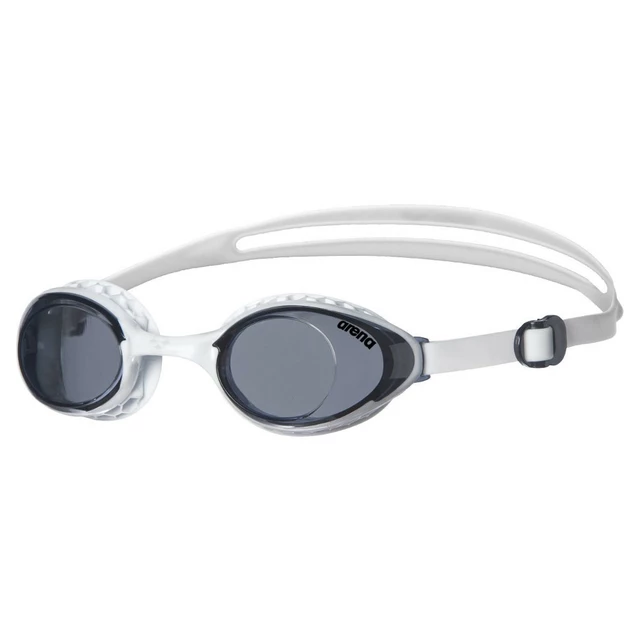 Arena Air-Soft Schwimmbrille - klares Blau - rauchweiss