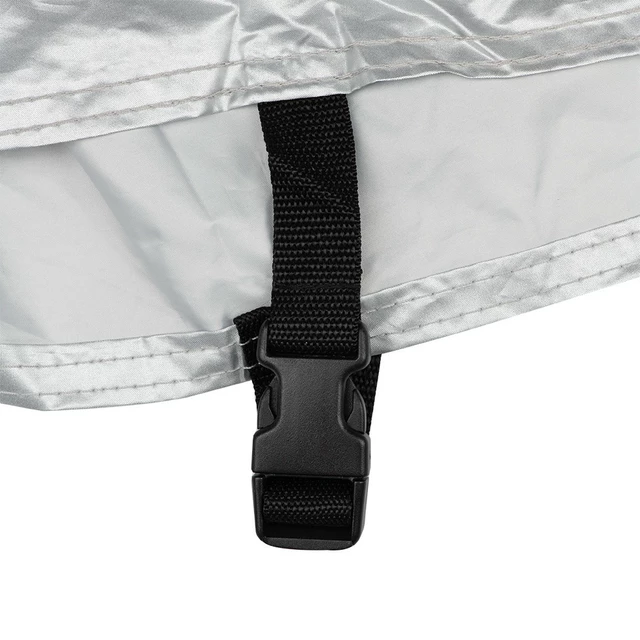 Oxford Aquatex Highscreen Scooter Hoch Plexiglas Motorradabdeckung Schwarz/Silber
