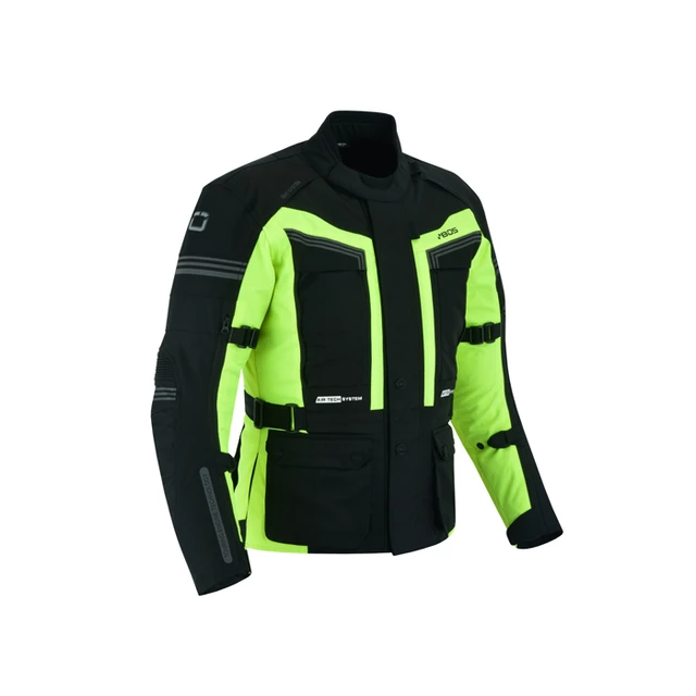 Touring-Motojacke für Männer BOS Maximum - neon