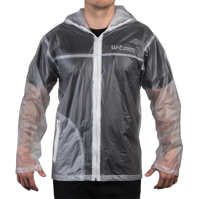 W-TEC Lighty Motorradregenmantel - transparent - transparent
