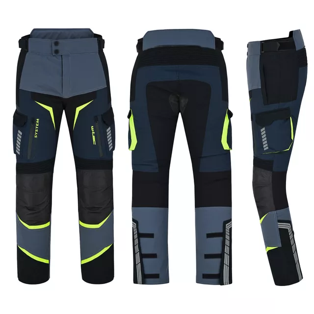 W-TEC Modock Motorradhosen - schwarz-blau