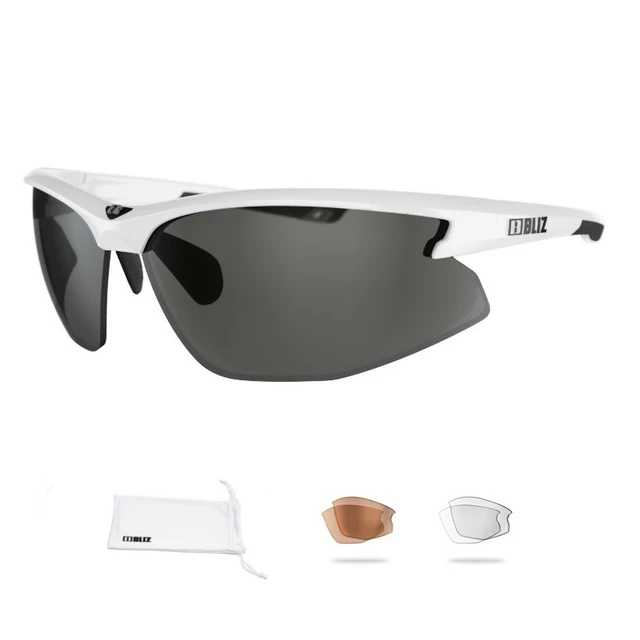 Bliz Motion+ sportliche Sonnenbrille - weiß - weiß