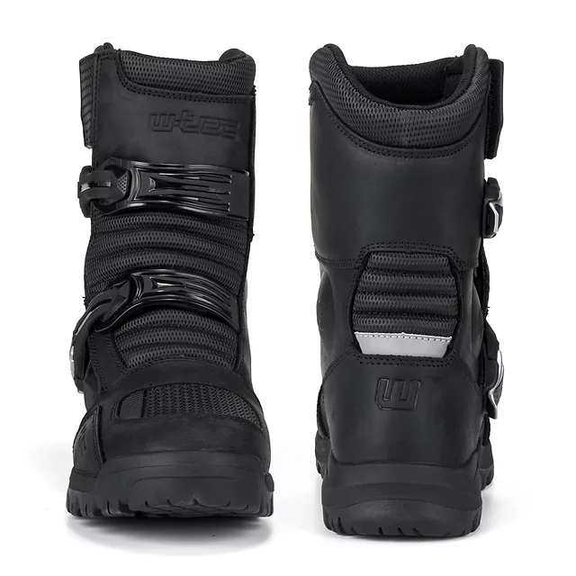 W-TEC Lougamax CE Motorradstiefel - schwarz