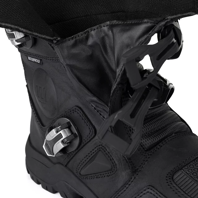 W-TEC Lougamax CE Motorradstiefel - schwarz