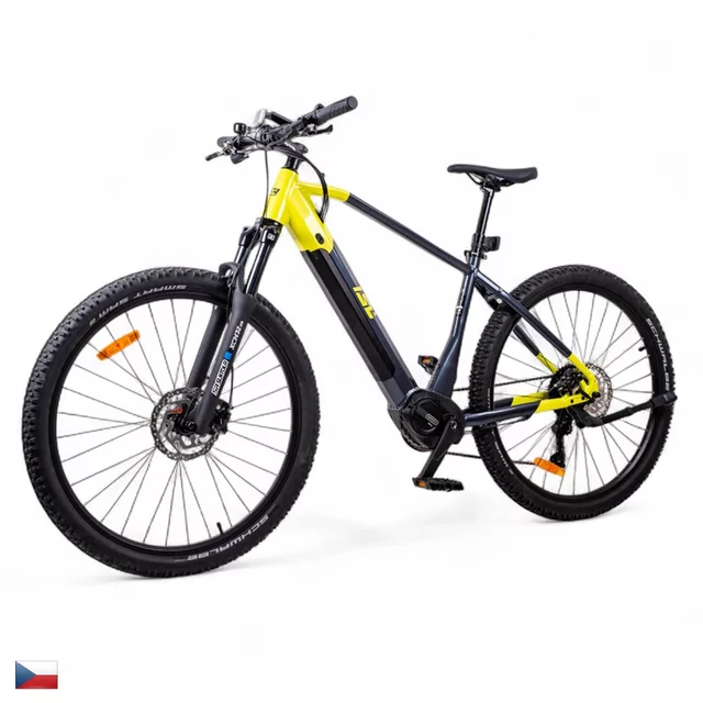 E-Mountainbike inSPORTline ISL Tachion 630Wh 29" - Modell 2025 - Polar Blue - Graphite Neon