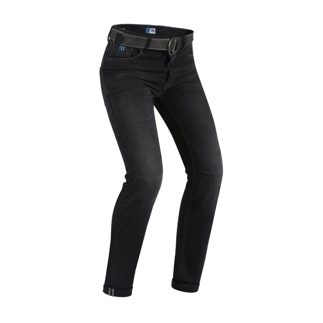PMJ Legend Café Racer Herren-Motorradjeans - blau - schwarz