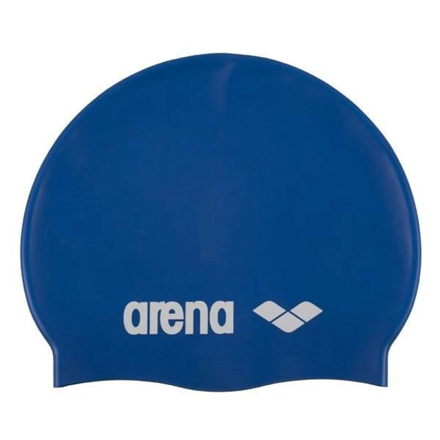 Badekappe Arena Classic Silikon JR - lime - blau