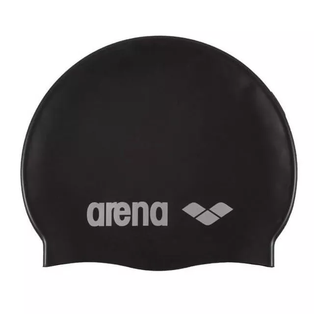Badekappe Arena Classic Silikon - fluo grün - schwarz