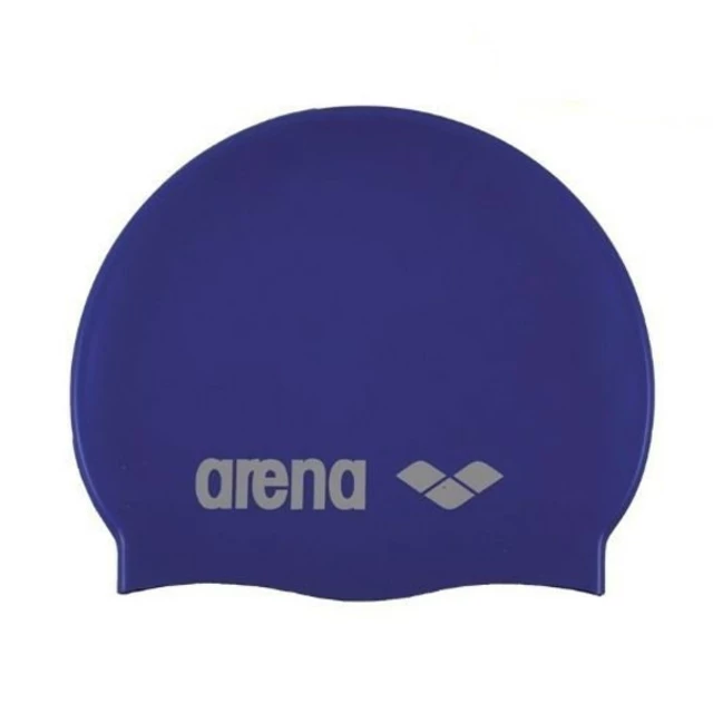 Badekappe Arena Classic Silikon - fluo grün - dunkelblau
