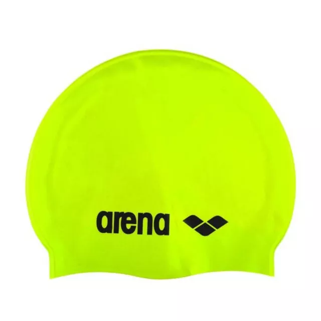 Badekappe Arena Classic Silikon - fluo grün - fluo grün