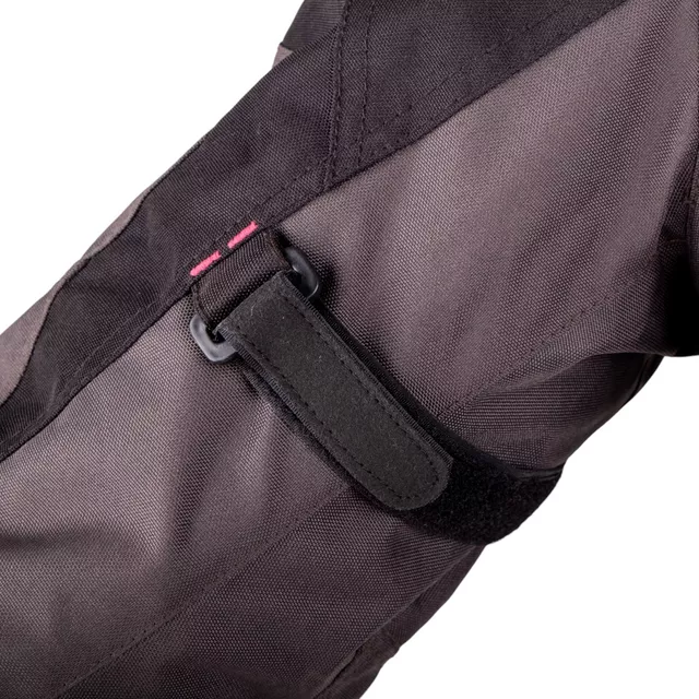W-TEC Barbata Damen-Motorradjacke - černo-šedo-růžová