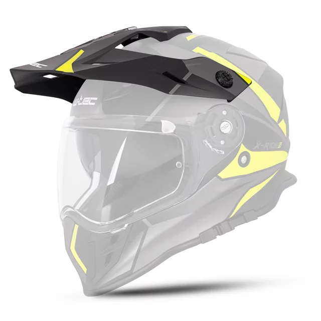 Ersatzschirm für W-TEC Valso Helm - schwarz-fluo