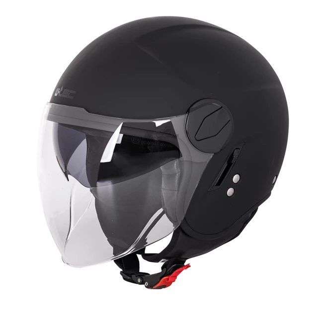 W-TEC Vernante Motorroller Helm - Glossy White - Black Matt