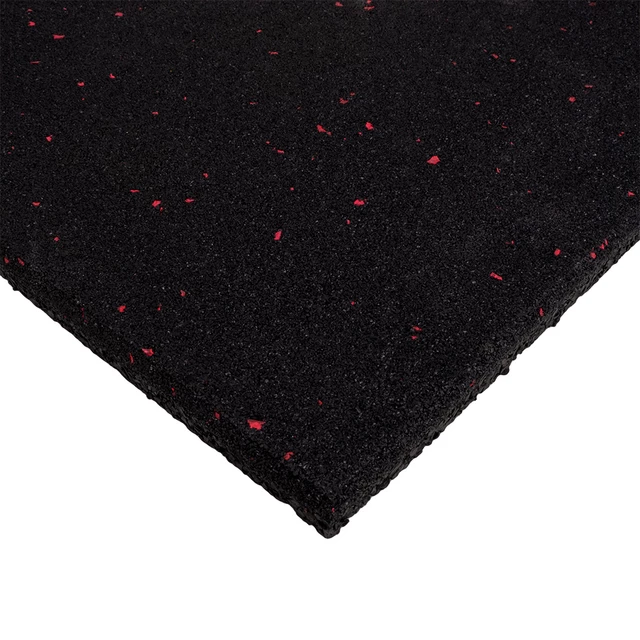 Hantelmatte inSPORTline Proteko II 50x50x1,5 cm - schwarz-rot