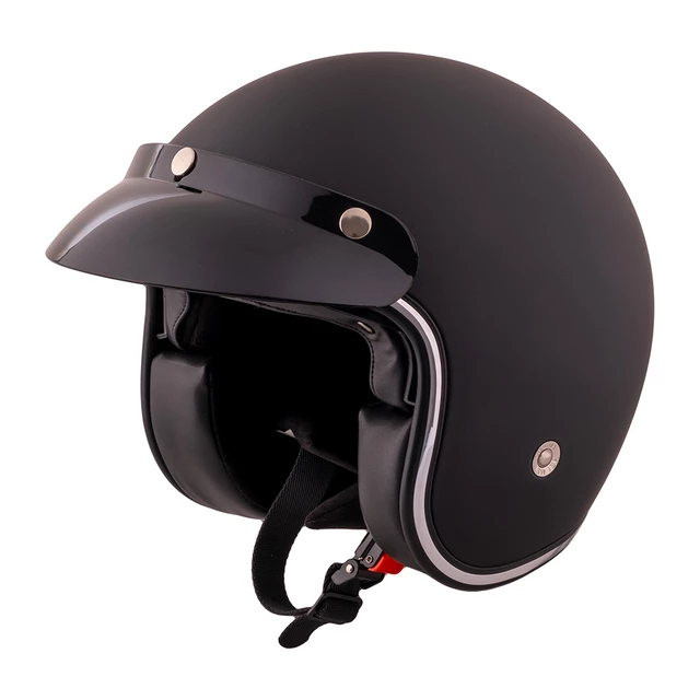 W-TEC YM-629 Motorradhelm - schwarz glänzend - mattschwarz