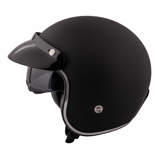W-TEC YM-629 Motorradhelm - schwarz glänzend