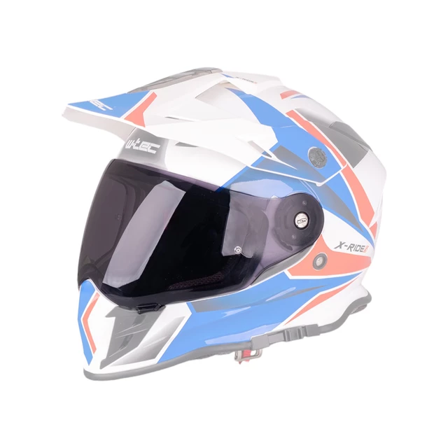 Ersatzvisier für W-TEC V331 PR Helm mit Vorbereitung für Pinlock® - Rauchgrauspiegel - mittel rauchig